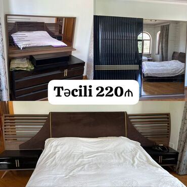 Ev üçün digər mebel: İkinəfərlik çarpayı, Dolab, Termo, 2 tumba, İşlənmiş