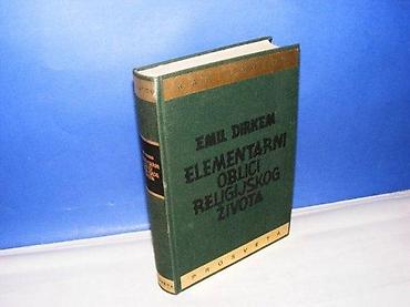 delije majce: ELEMENTARNI OBLICI RELIGIJSKOG ŽIVOTA Emil Dirkem prosveta 1982, tvrd — 1