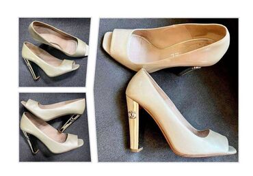 Постельное белье: Обувь туфли от настоящего бренда Шанель, размер 37, перламутр
