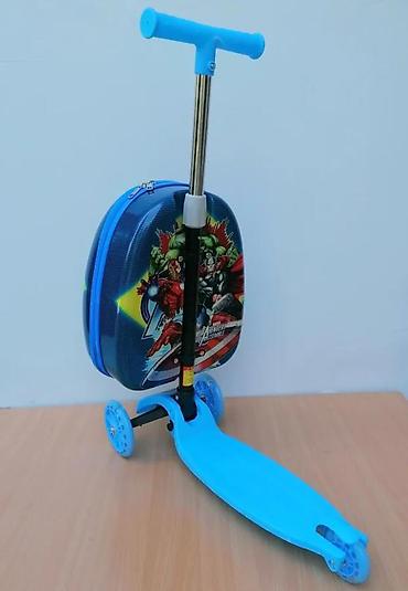 Trotineti, skejtbordovi i hoverbordovi: Dečiji trotinet sa integrisanim koferom, idealan za putovanja ili — 7