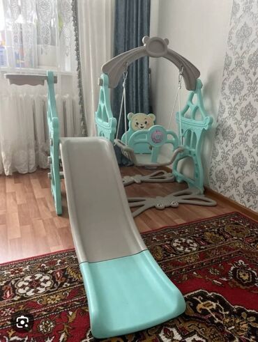 детские игровые площадки купить бишкек: Детская горка Для дома, Пластик, Б/у