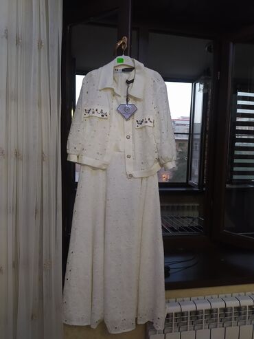 накидка на платье в Кыргызстан | Платья: Topshop Maternity 4XL (EU 48), цвет - Белый, Вечернее