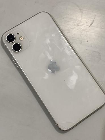 IPhone 11, Б/у, 64 ГБ, Белый, 100 %