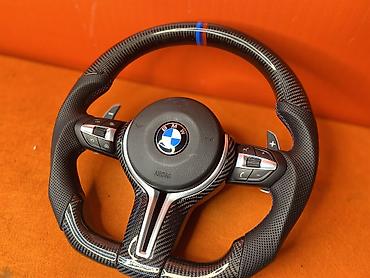 Рули: Спортивный руль BMW в стиле M Performance с выразительным карбоновым — 6
