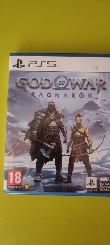 пле: Продам диск для Playstation 5 с игрой God of War ragnarok