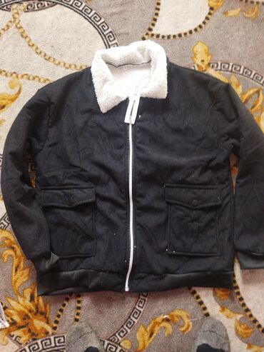женские осенние куртки: Куртка XL (EU 42), цвет - Черный