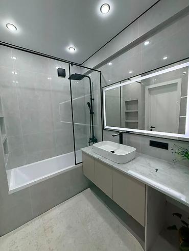 flat osh: 4 комнаты, 108 м², Асанбай мкр Элитка, 10 этаж, Дизайнерский ремонт — 8