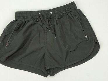 eleganckie czarne krótkie spodenki damskie: Shorts, M (EU 38), condition - Very good