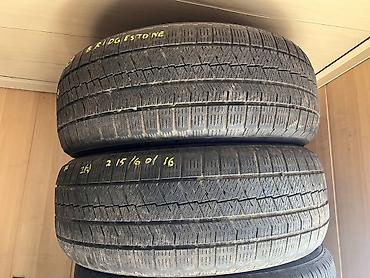 Шины 215 / 60 / R 16, Лето, Б/у, Легковые, Bridgestone