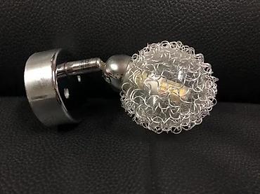 set stocica 3 u 1: Zidna lampa – metal, hrom, pokretna, L 15 cm - Materijal: metalno — 6
