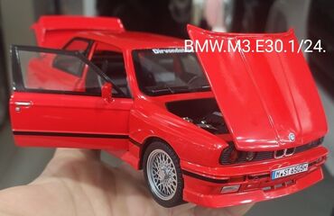 Avtomobil modelləri: BMW.M3.E30.1/24. demir madeler catrilma var!!!