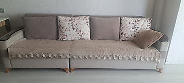 divan kreslo üstü: Künc divan + yastiqlari ve ust örtüyü ilə birgə satılır — 2