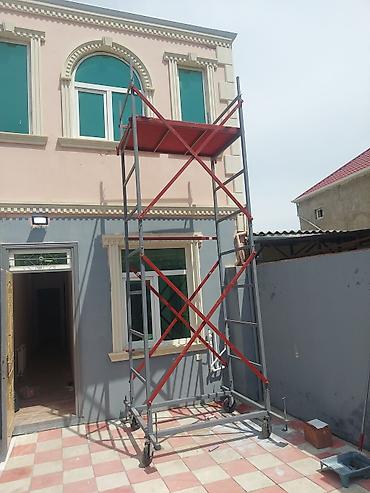təbaşir və pastel: Metal mobil qüllə (skafold) – yığıla-bölünə bilən iş platforması - — 4