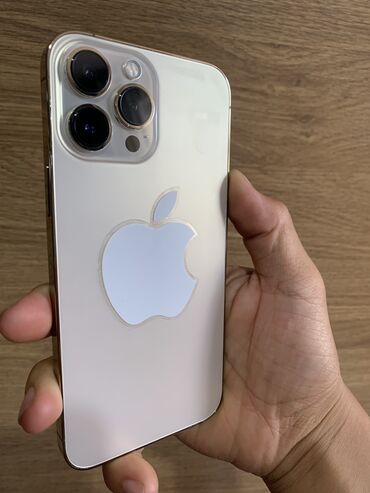 iphone 10 pro max: IPhone 13 Pro Max, Б/у, 256 ГБ, Золотой, Зарядное устройство, Защитное стекло, Чехол, 84 %