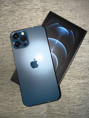 Apple iPhone: IPhone 12 Pro Max, 512 GB, Pacific Blue, Face ID