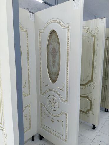 Plastik qapılar: A-DOORS interyer qapısı – Madrid modeli - Rəng: İvori (açıq krem)