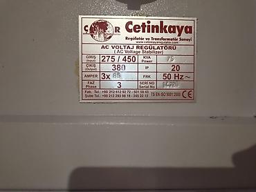 ucuz utu: Cetinkaya AC Gərginlik Tənzimləyicisi (Voltage Regulator) - — 3