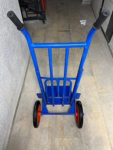 Садово-строительные тачки и тележки: Садово-строительная тачка и тележка, Стальная, Двухколесная, Новый, В розницу — 13