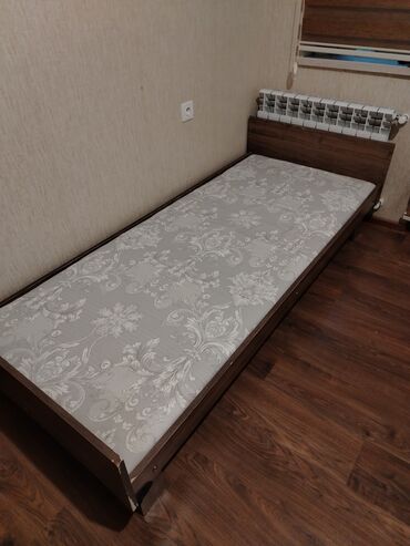 carpayilar qiymeti: Б/у, Односпальная кровать, Без подьемного механизма, С матрасом, Без выдвижных ящиков, Азербайджан