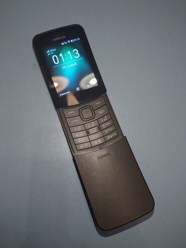 корпус nokia x2: Nokia 8000 4G, Б/у, 4 GB, цвет - Черный, 2 SIM