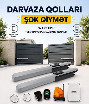 Ворота и комплектующие: Darvaza qolları – smart tipli avtomatlaşdırma dəsti Xüsusiyyətlər: - — 1