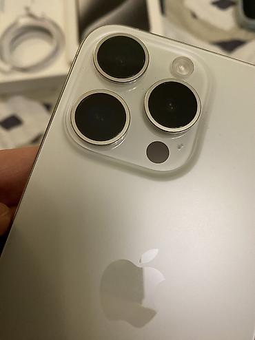 Apple iPhone: IPhone 15 Pro, Б/у, 512 ГБ, Natural Titanium, Коробка — 9