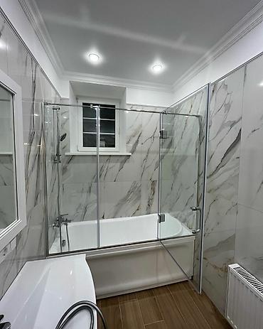 Душевые перегородки и ограждения: Душевые перегородки из стекла на заказ | Душевые кабины | Бишкек — 2