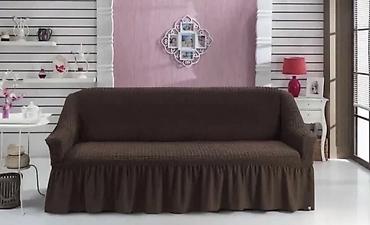 Prekrivači za nameštaj: Rastegljiva navlaka za trosed sa karnerom. Elastična tkanina sa — 4