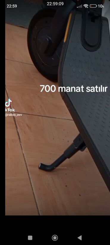 Elektrikli samokatlar: Satılır 700 AZN aşaqı yeridə var