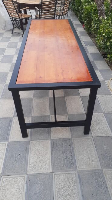 Mətbəx mebeli: Sənaye üslubunda metal-taxta mebel dəsti və fərdi hazırlanma xidməti — 5