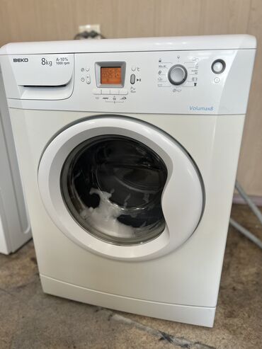 продажа стиральных машин бу: Стиральная машина Beko, Б/у, Автомат, До 9 кг, Полноразмерная