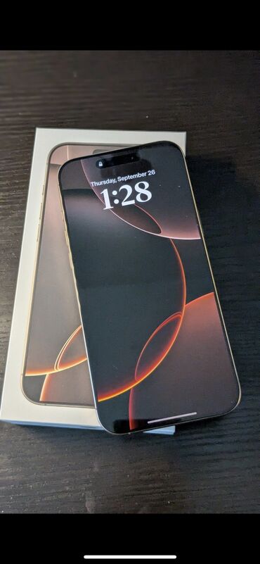 xs max 256: IPhone 16 Pro Max, 256 GB, Desert Titanium, Zəmanət, Simsiz şarj, Face ID