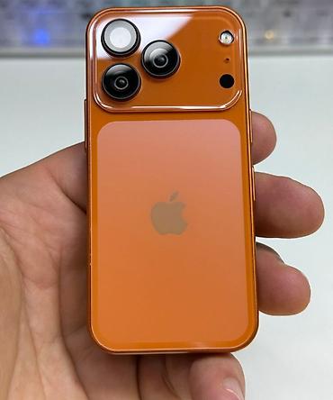 IPhone 17, Б/у, 512 ГБ, Оранжевый, Чехол, 100 %