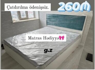 матрас детский: *Taxt Çarpayı 💫 260 Azn* ✔️Material:Rusiya Laminat 18/lik qalınlıqda