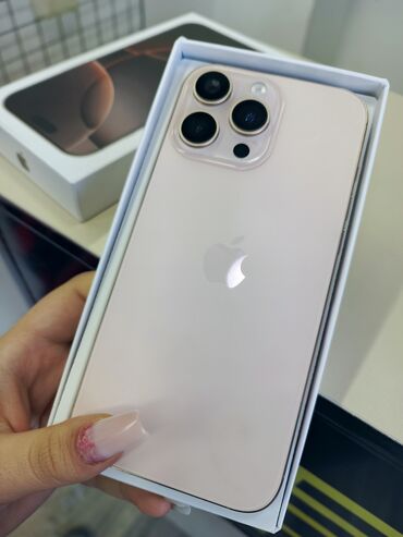 купить недорого холодильник б у: IPhone 16 Pro Max, 512 ГБ, Rose Gold, Отпечаток пальца, Face ID