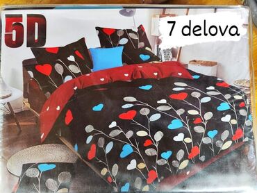 Posteljina: Posteljine matirani satenski pamuk Set sadrzi 7 delova: Cena: 3200 din — 3