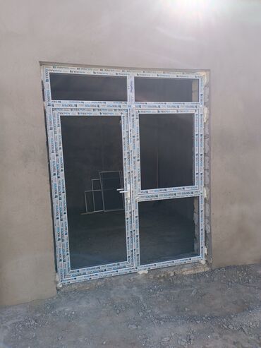 Plastik pəncərələr: Ağ rəngli plastik pəncərəler 1kv 55 manat
qapılar 90 manat — 25