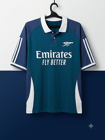 adi: Мужская футболка, L, Adidas, Новый, цвет - Голубой, Самовывоз, Платная доставка — 1