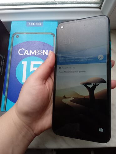 ulefone qiymeti: Tecno Camon 15 Air, 64 GB, rəng - Yaşıl, Barmaq izi, Sensor, Simsiz şarj