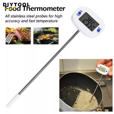 istilik feni: Termometr 🔹️qida termometridir ↔️ölçmə aralığı : -50°c ~ 300°c