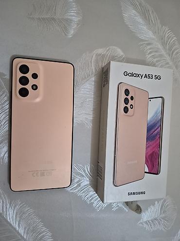galaxy a73 5g: Samsung Galaxy A53 5G, rəng - Qızılı — 2