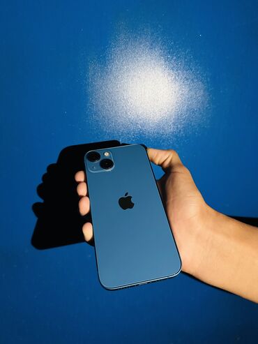 айфон в рассрочку без процентов: IPhone 13, Колдонулган, 128 ГБ, Көк, Каптама, 88 %