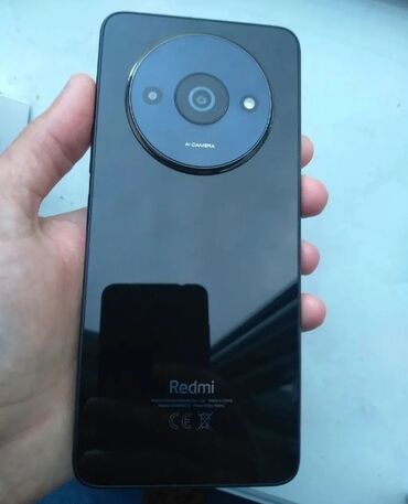 Redmi: Redmi A3, 128 GB, rəng - Qara, Barmaq izi