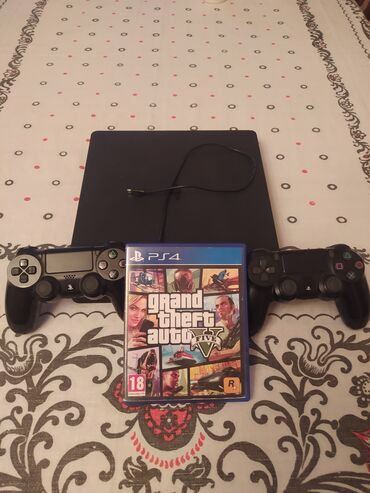 usaq ucun cins pencekler: PlayStation 4slim tam ideal vəziyyətdə Gta5 disk ilə satılır təci li
