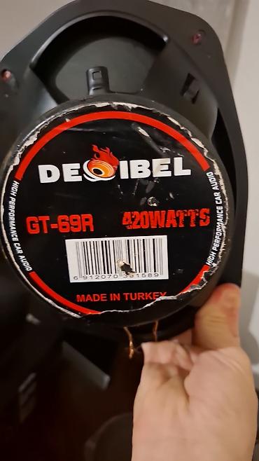 Колонки и сабвуферы: Decibel GT-69R avtomobil akustikası (cüt) 420 Vatt 90 Rms Kodlu — 2