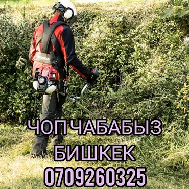 газ походный: ЧОП ЧАБАБЫЗ Бишкек 
газонокосилка 

стрижка трава