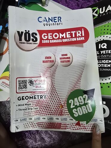 əldə qələm qan ağlar: Yos caner geometri yarisi yazilidir karandasla yaxsi veziyyetdedir