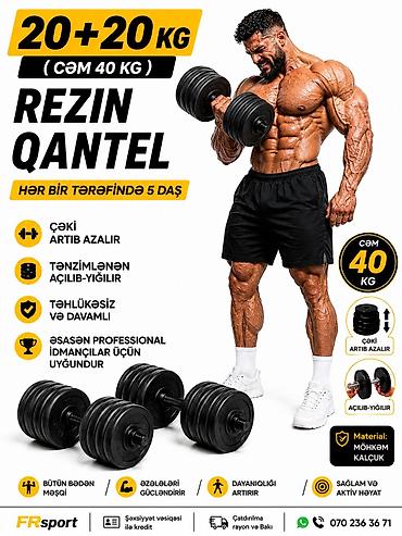 Rezin Qantellər, Çəki: 20 kq, Yeni — 1