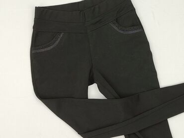czarne obcisła bluzki: Legginsy Eleganckie damskie, rozmiar M