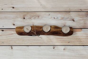 Sveće i svećnjaci: Svećnjak, bоја - Braon — 1